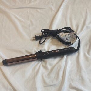 Lange 1" Curling Wand in Black and Rose Gold Accent